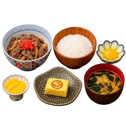 Gyudon set