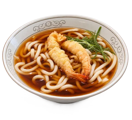 Shrimp tempura udon