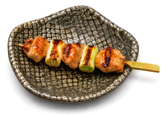 Chicken & leek skewer