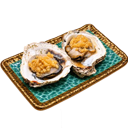 Garlic grilled oyster